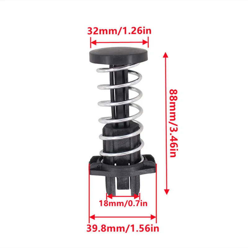 2pcs 2218800327 Engine Hood Pop Up Lock Latch Release Spring for Mercedes Benz W216 W221 CL550 2007-2013 CL63 AMG CL65 AMG S350