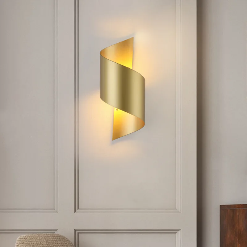 Replica Delightfull Coltrane Modern Wall Light Lamp Sconce LED Up Down Aluminum Creative Beautiful Golden Wall Mounted Lamp