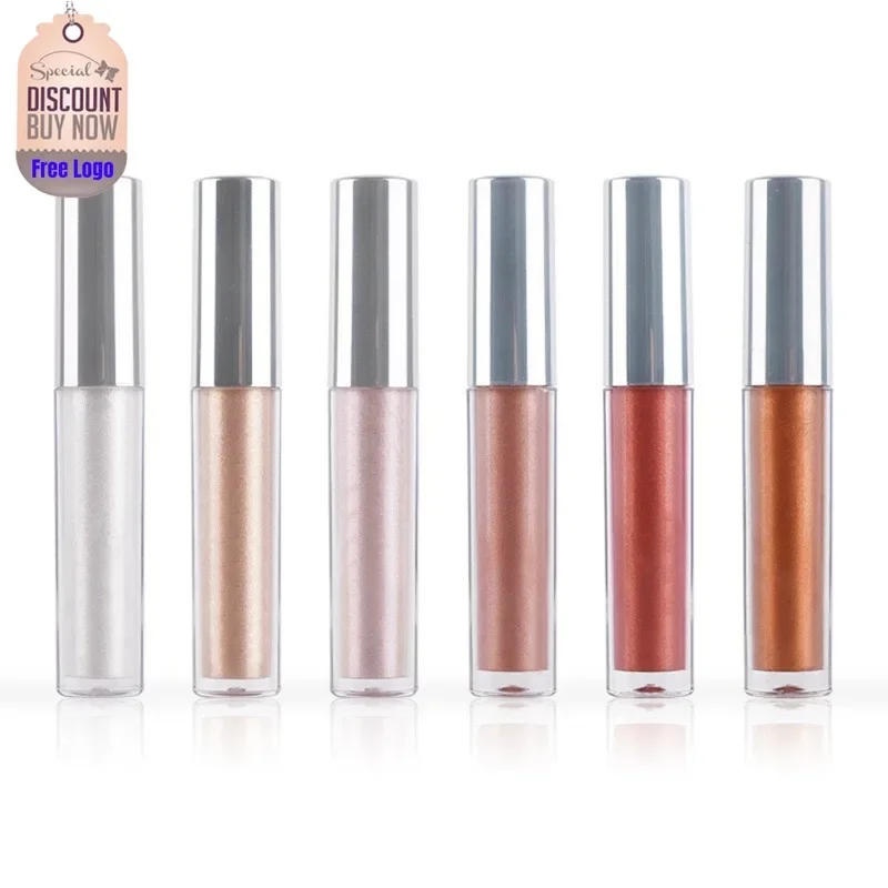 

Private Lable 6colors Glitter Liquid Eyeshadow Long-lasting Lightweight High Pigmented Portable Brightening Eyes Beauty Makeup