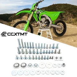 Motorcycles Fairing Fender Screw Bolt Kit Fastener Set For Kawasaki KX KLX KXF 125 250 300 350 400 450 KX125 KX250 KX250F KX450F