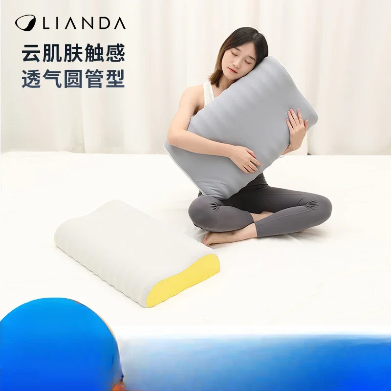 1PCS Hot-selling Memory Foam Pillow Classic Wave Cervical Pillow Core Slow Rebound Memory Foam Home Pillow