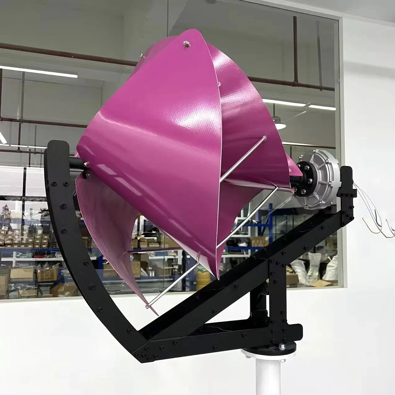 2kw Archimedes wind turbine generator 12V 24V DC output