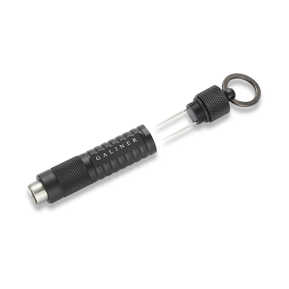 GALINER Metal Perfect Cigar Draw Enhancer Tool Detached Pick Nub Holder Cigar Pass Needles Punch Cigar Cutter