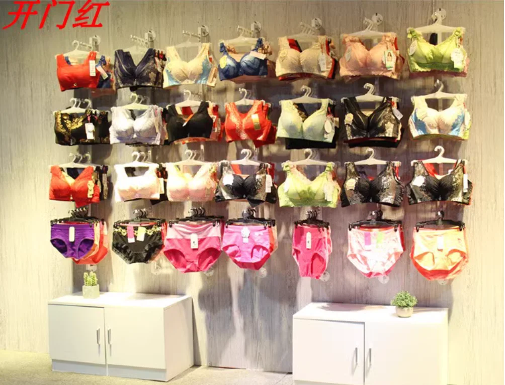 

Underwear display rack, wall shelf, underwear store hook, underwear display rack, bra rack, shelf for hanging underwear