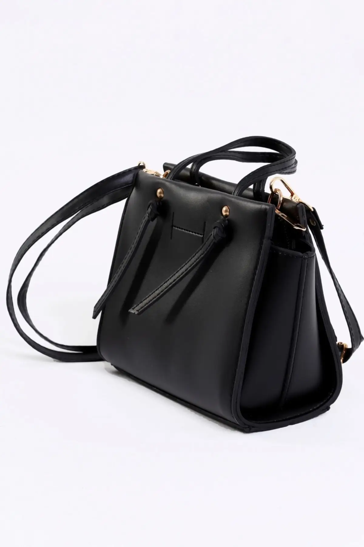 Women\'s Knotted City Bag Black Stylish Useful Multifunctional Fast And Safe Delivery 2022 Trend Model