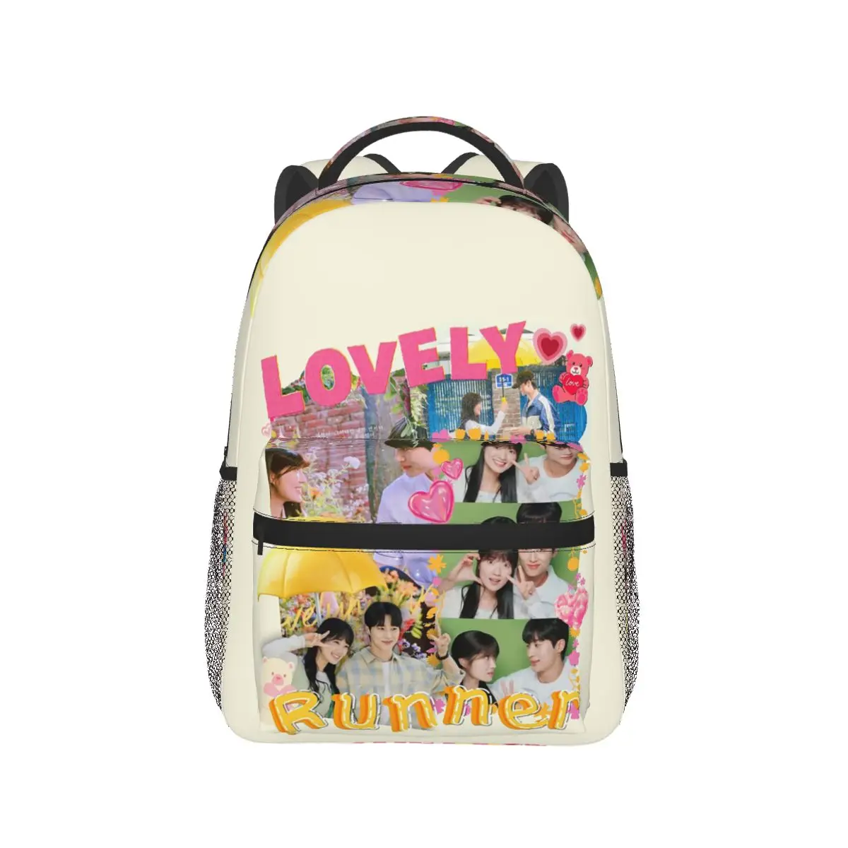 

Lovely Runner Kdrama Byeon Woo Seok Backpack Hot Sale Daypack Large Capacity BookBag School Bag Shoulder Bags for Men Women