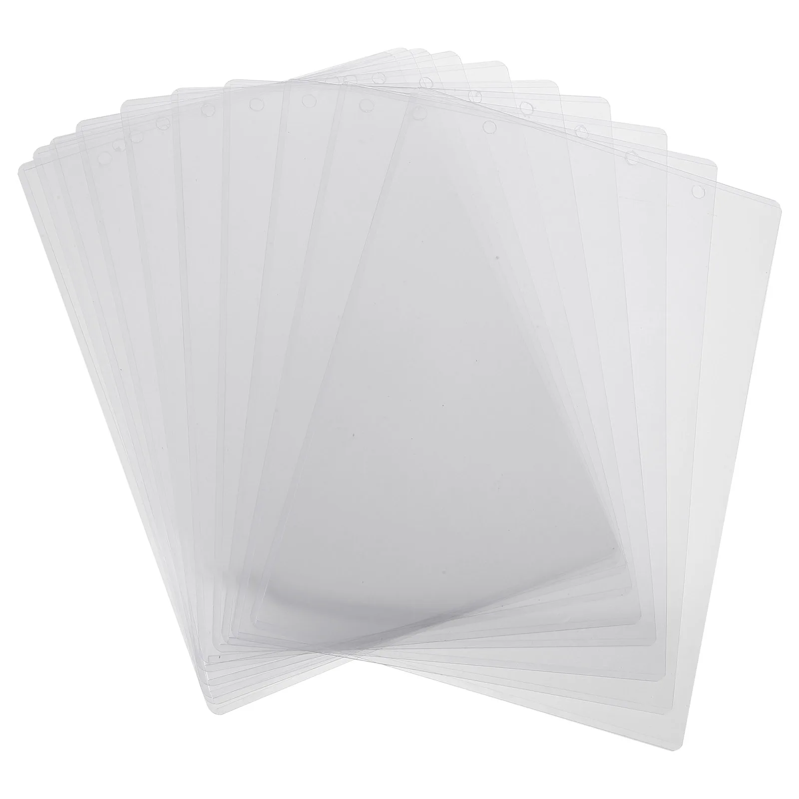 

10pcs A4 Transparent Gel Cover Sleeves Clear Paper Protectors for Documents Cards Posters Magazine Display Sheet Protector