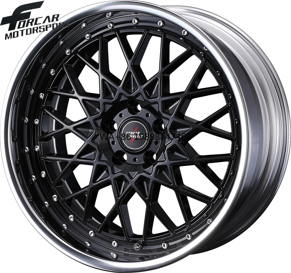 

Popular Forged 2-Pcs T6061 Car Alloy Auto Aluminum Passenger Rim Wheels Hot Sale in Stocks