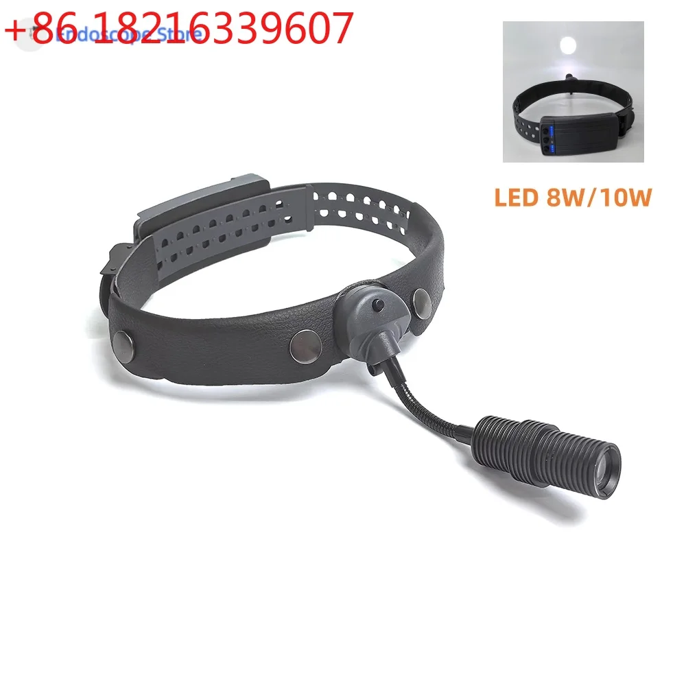 YAO Medical Ultralight LED 8W 10W Universal Inspect Examination Head Light Lamp Surgery ENT Pets Veterinary Adjustable Rechargea