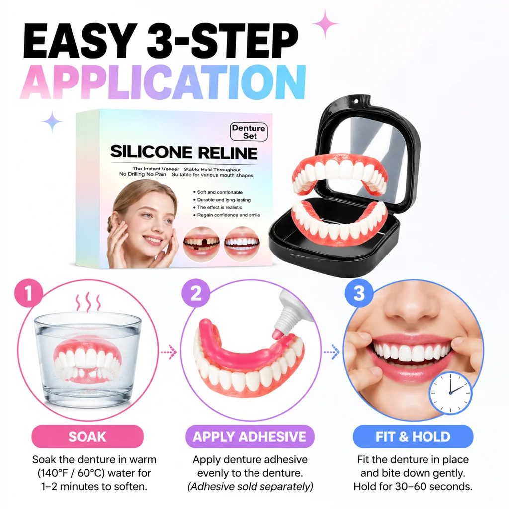 Zestaw silikonowych nakładek n – Teeth Whitening Veneers recenzja i cena
