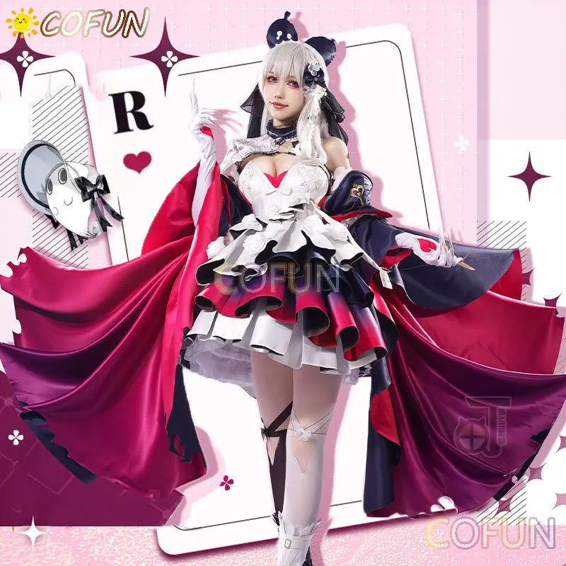 COFUN Ethyriat Reimu Endou Cosplay Costume Vtuber Cosplay Dress Anime Clothing Suit Halloween Carnival Uniform Custom Made