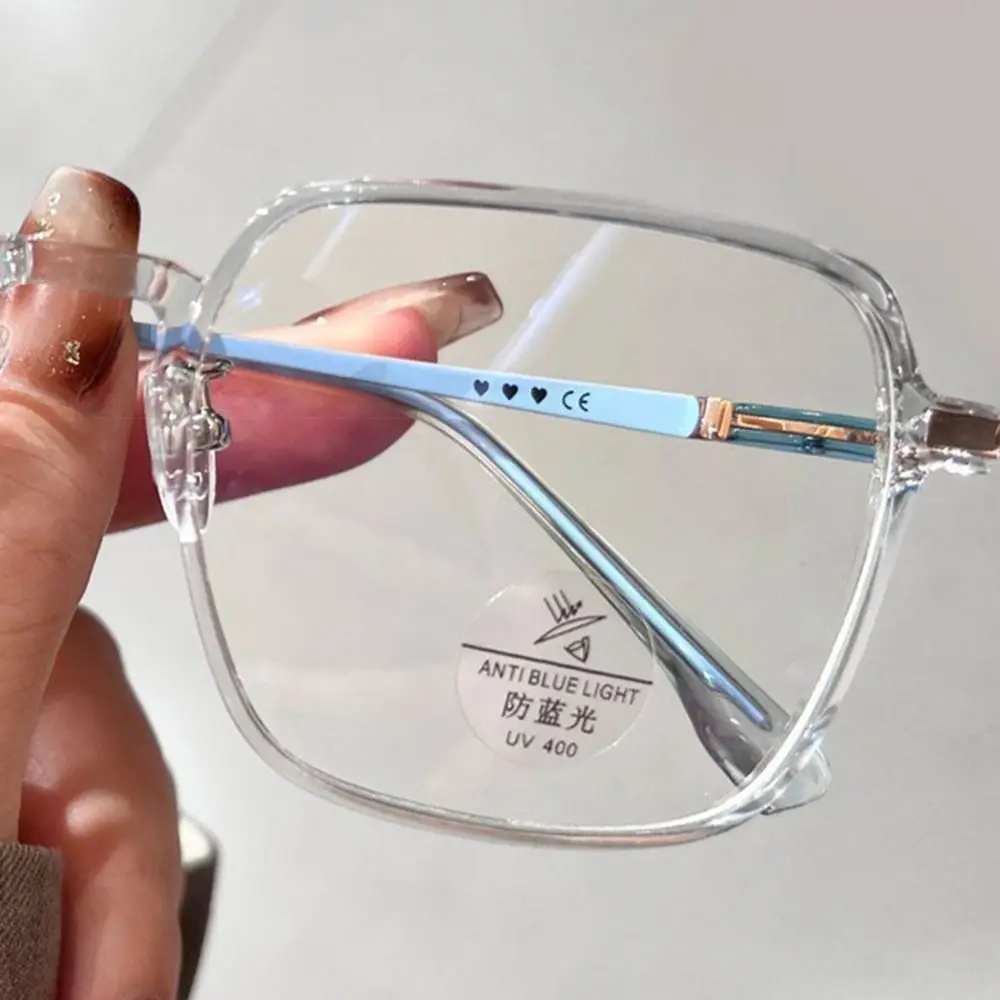 Anti-Blue Light Glasses Ultralight Eye Protection Computer Goggles Metal Optical Spectacle Eyeglasses Men Women Square Eyewear