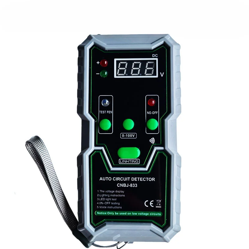 Low voltage DC circuit fault detector