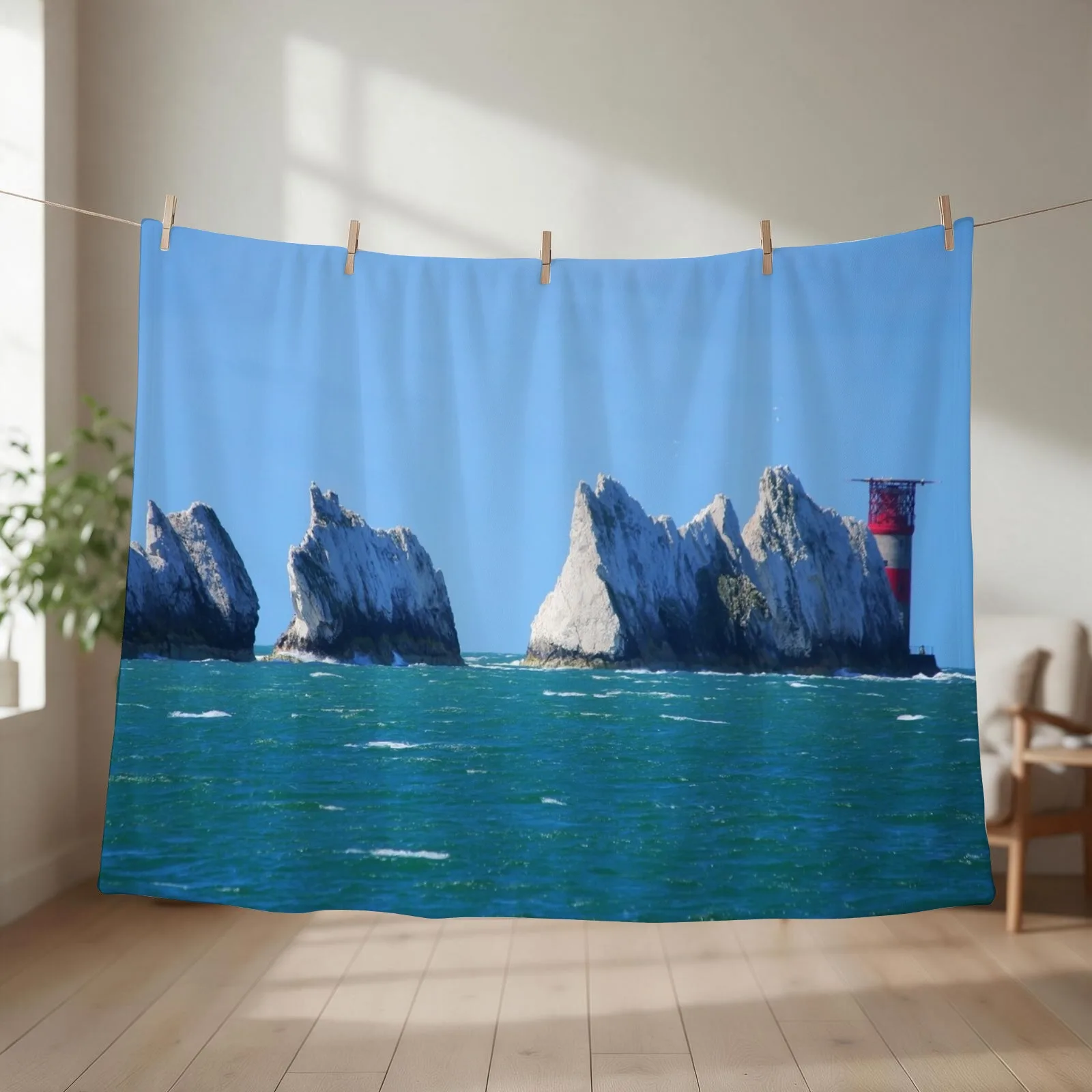 The Needles Throw Blanket couch cozy soft plush fuzzy picnic outdoor blanket