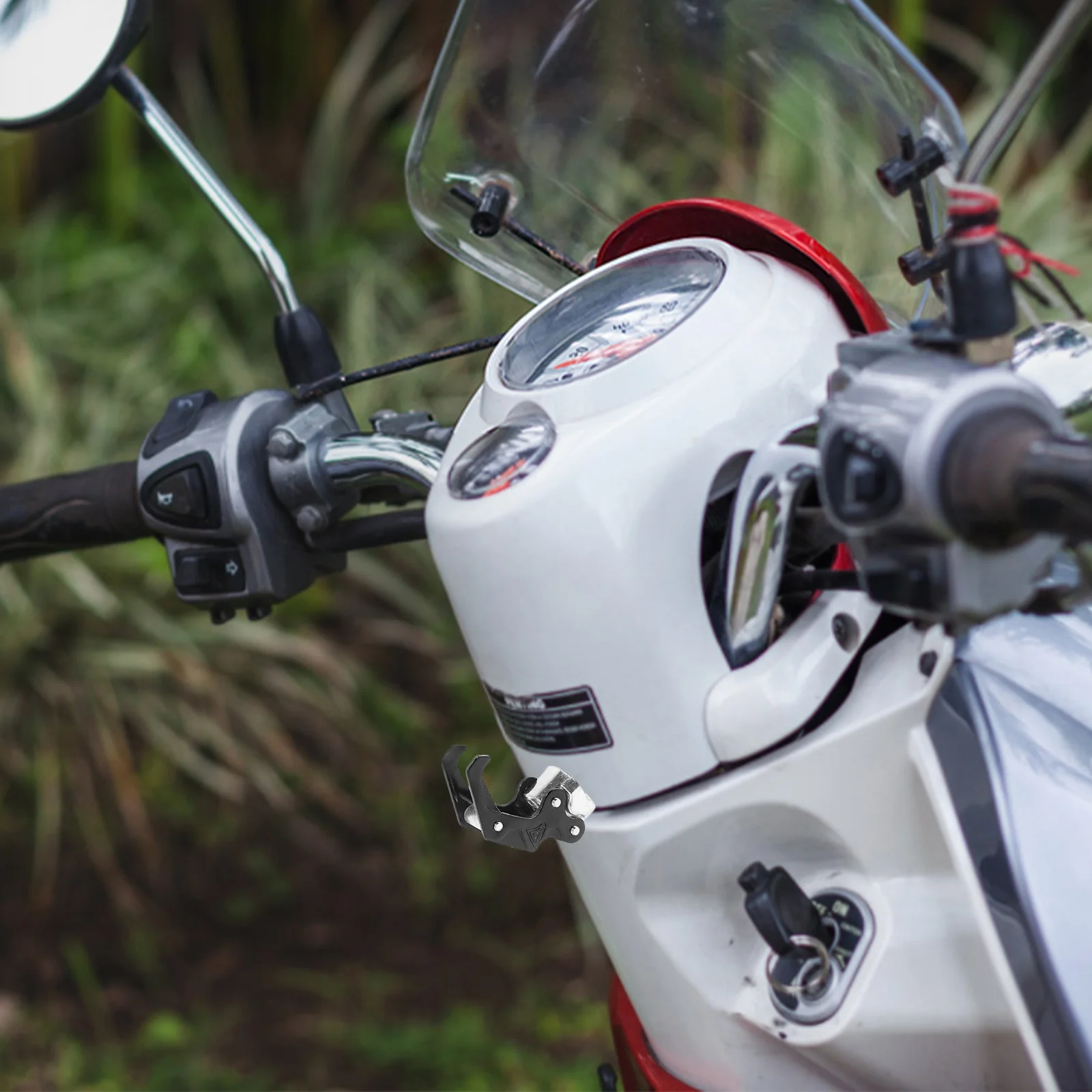 

Hook Aluminum Alloy Motorcycle Holder For Scooter Electric Bike Bag Hanger Front Handlebar Mount