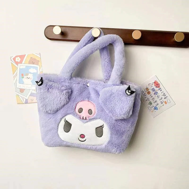 Kawaii sanrio plüsch tasche kuromi plushie rucksack cinna moroll tote handtasche meine melodie Messenger make-up umhängetasche frauen mädchen geschenk