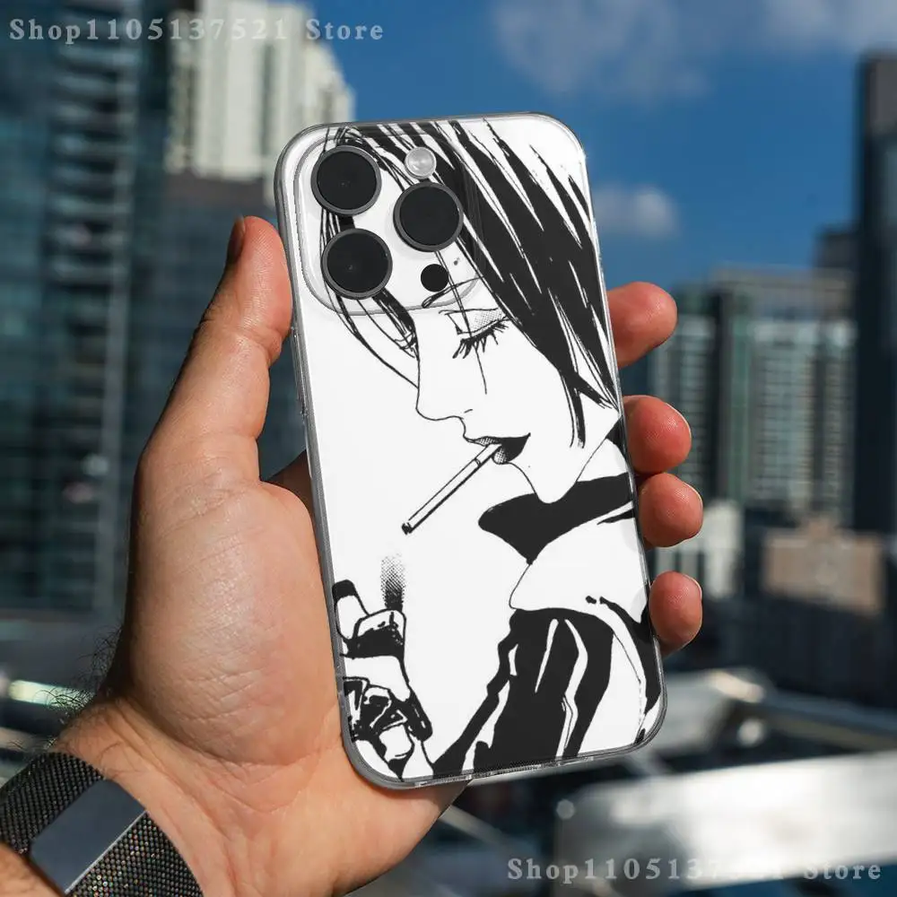 Custodia per telefono Anime O-Oosakis N-Nanas per iPhone 17,16,15,14,13,12,11 Pro,Max,Plus,X,XS,XR,SE4,E Mini Cover morbida trasparente