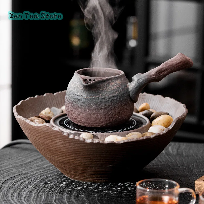 Dry Wood Side To Roast Tea Pot Wake Tea Titian Warm Tea Smoked Tea Pot Tea Set Accessories Tea Ceremony Cooking Tea Home