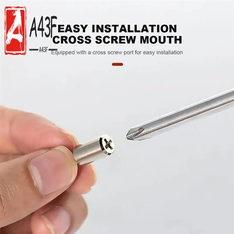 

A43F-Fixed Support Self-Tapping Cross Screw, With Rubber Sleeve Screw Plate Support Partition Bracket, Suitable For Furniture
