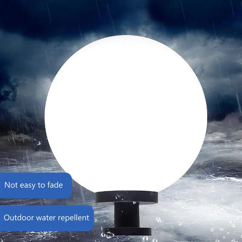 Lamp Shade Globe Light Lampshade Cover Replacement Post Outdoor Globes Fixture Acrylic Table Glass Ceiling Ball White Barrel