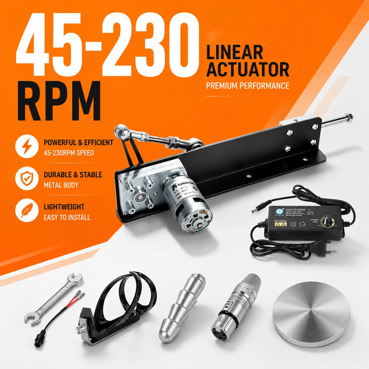 Geared Motor - Zelfbouw elektrische DC lineaire actuator met