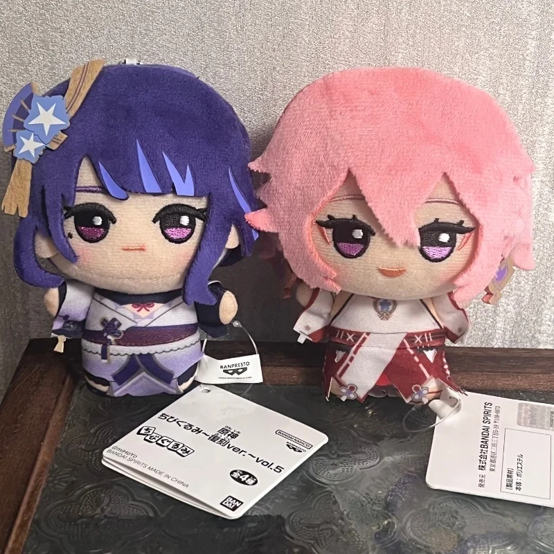 

Bandai-Genshin Impact Anime Stuffed Toys, Plush Dolls, Venti, Xiao, Ganyu, Kazuha, Eula, Cute Dolls Collection, V1, V2, V3