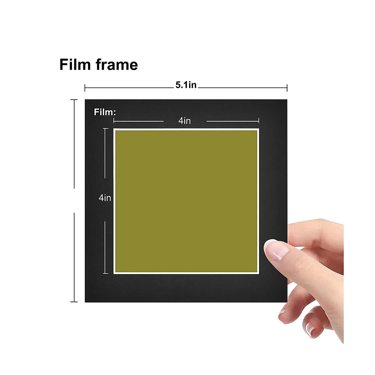 Magnetic Field Viewing Film,Magnetic Field Detector to See Magnetic Fields for Scientific Project Teaching 4 x 4 Inch