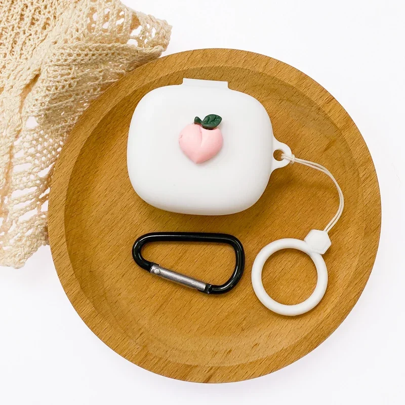 Мультяшный чехол для JLab JBuds Mini, силиконовое кольцо, защита от падения, чехол для наушников, мягкая коробка для наушников