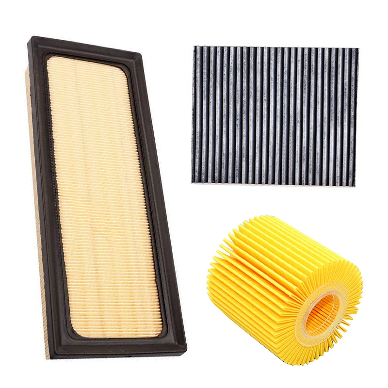 Air Filter Cabin Filter Oil Filter For Toyota Alphard AH30 2.5L oil electric hybrid 17801-36010 87139-06150 04152-31090