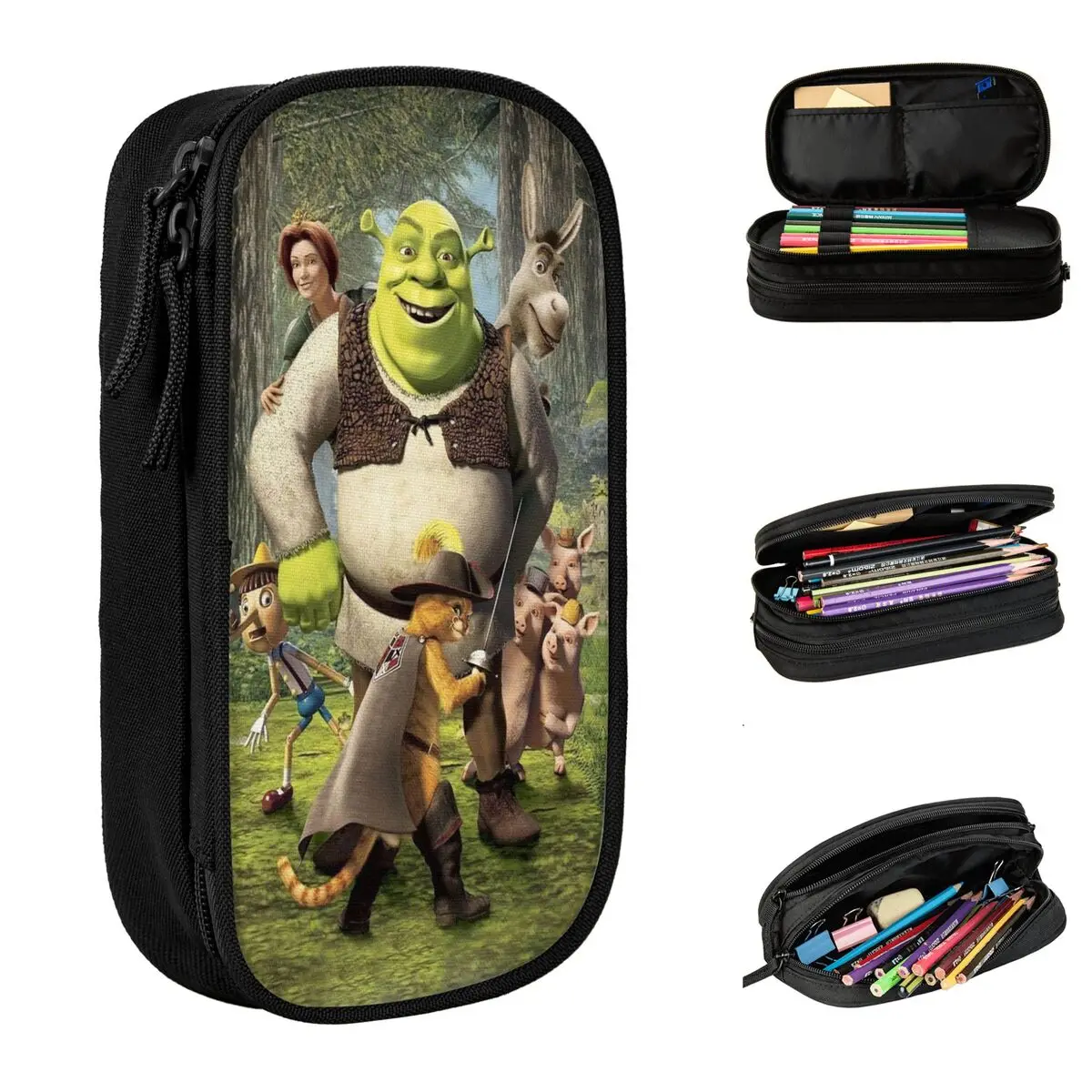 Shreks Accessories Pencil Case Large Capacity Office Supplies Pen Case Perfect Gifts