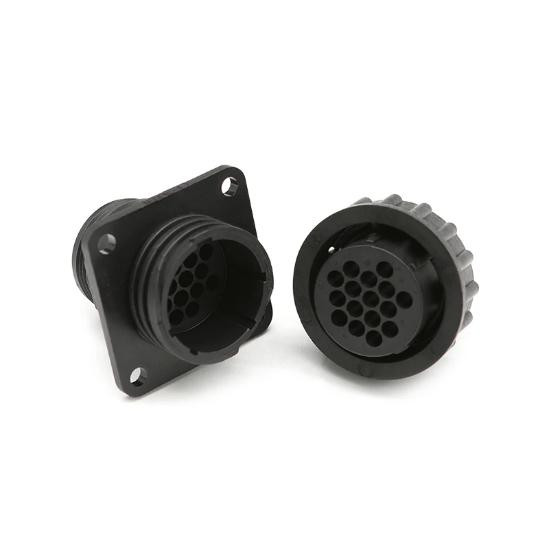 182918-1 Kfz-Stecker, TE/AMP-Typ, historisches Passwort, Kabelbaumstecker, 37-poliger Flansch, männlicher Kopf