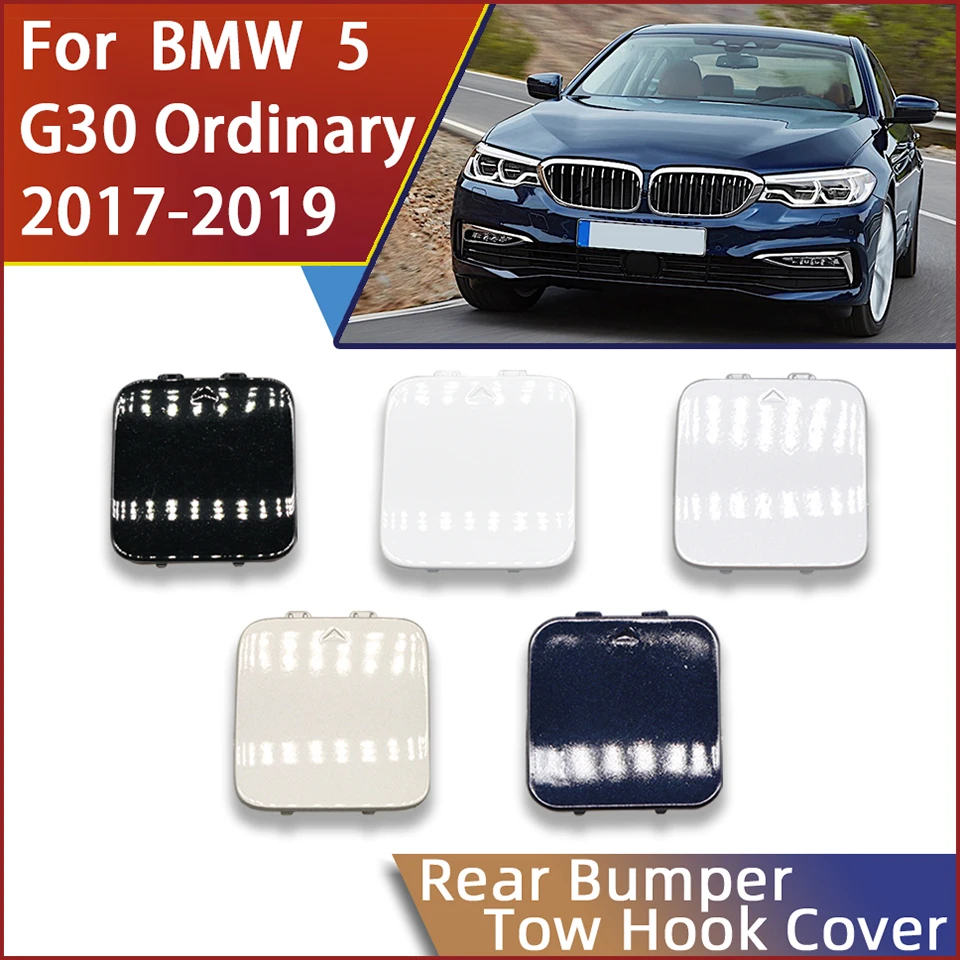 

Задний бампер, буксировочный крюк, крышка для BMW 5, 2017, 2018, 2019, G30 G38 518 520 525 530 535 540 # 51127475589 Крышка крышки прицепа