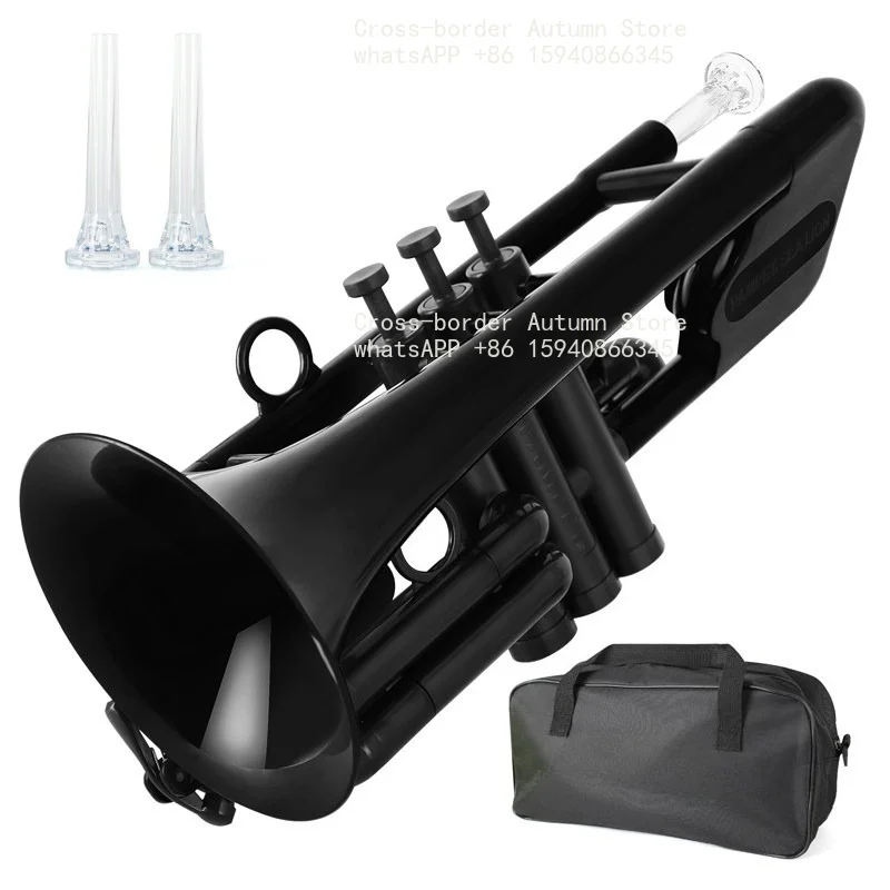 Short Trumpet Beginner Cornet Adult Plastic Cornet B flat C wind instrument