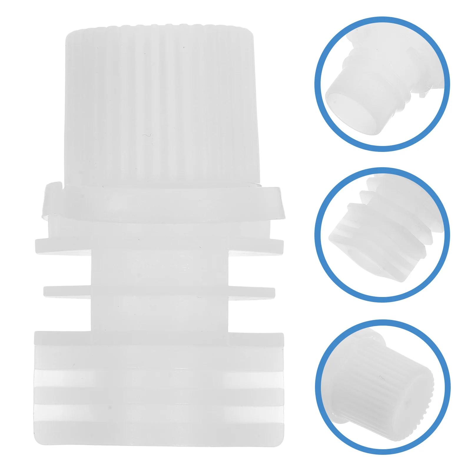 

100Pcs Drink Bags Lid Kit Plastic Spout Caps for Yogurt Milk Liquid Packaging Portable Sealing Covers Nozzle Cover