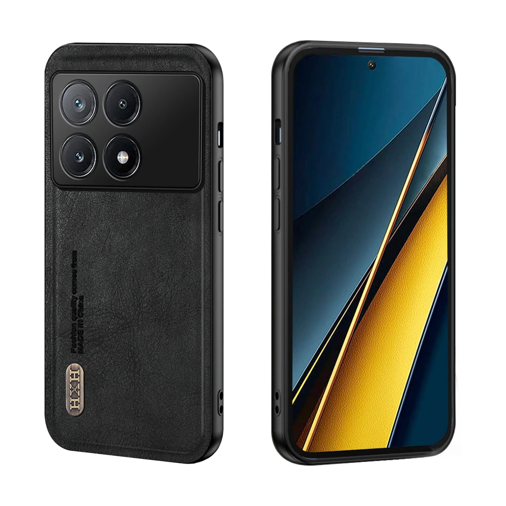 Dla Xiaomi Poco X6 Pro etui Retro matowa skóra pokrywa magnetyczna Poxo małe X6Pro X 6 6X PocoX6 PocoX6Pro 5G Fundas Capas