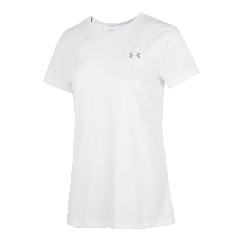 

Женская спортивная одежда Underarmour, легкая быстросохнущая футболка с короткими рукавами, женская дышащая тренировочная футболка для бега и фитнеса 1277207-100