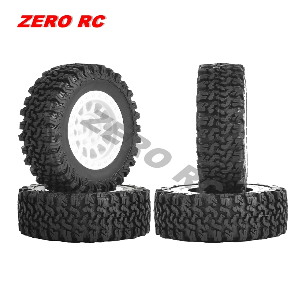 عجلة Beadlock من البلاستيك الصلب مقاس 1.9 بوصة مع إطارات زاحفة 90-100 مم لشاحنة 1/10 1/12 محورية SCX10 RGT MST D90 D110 MN Rc #2