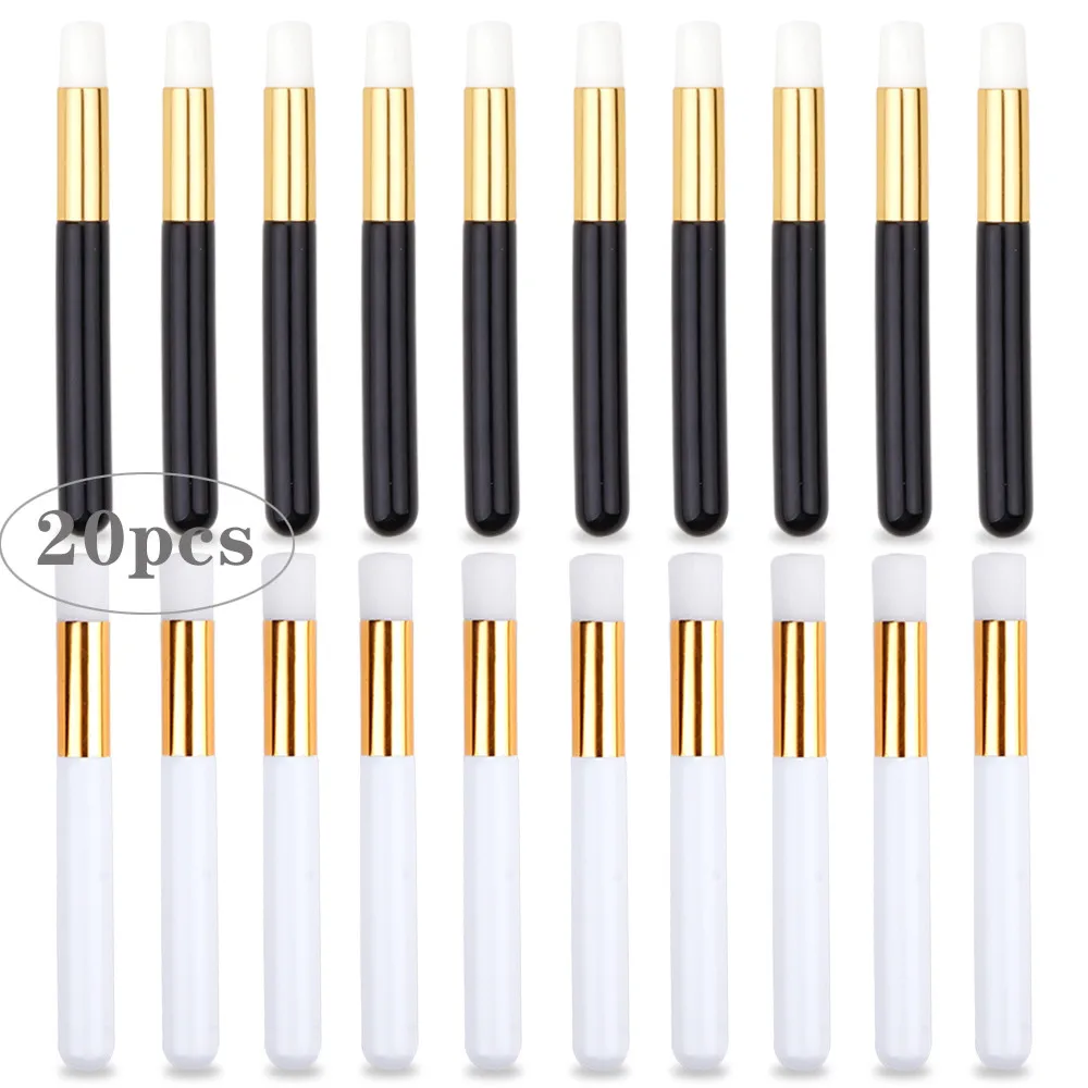 5/10/20Pcs Eyelash Cleaning Eyebrow Brush Nose Pore Blackhead Deep Lash Shampoo Clean Brush Professional Eyelash Extensions Tool
