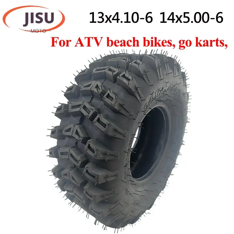 

Замена шин для квадроциклов, внедорожных картов и трициклов: передние и задние бескамерные шины 13x4.10-6, 14x5.00-6