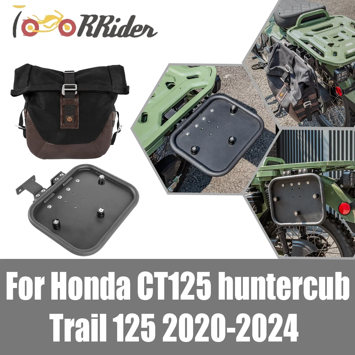 

CT125 Saddlebag Support Bracket For Honda Huntercub CT Trail 125 2020-2023 2024 Motorcycle Side Mount Laggage Bracket Holder