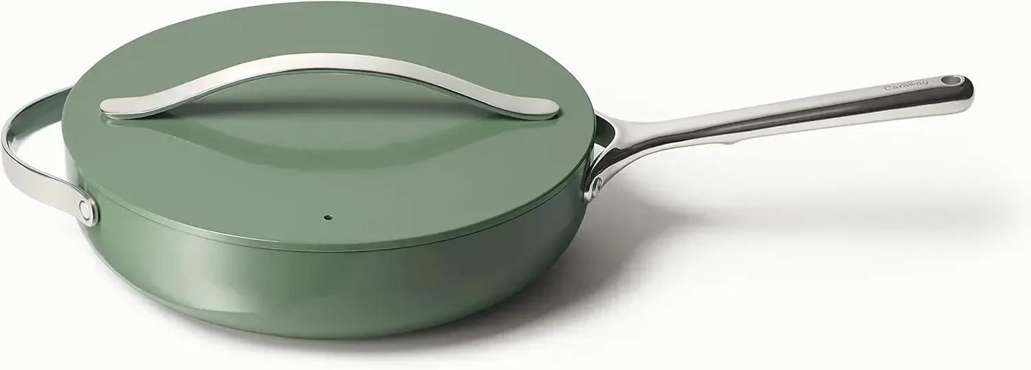 Nonstick Ceramic Sauté Pan with Lid (4.5 qt, 12