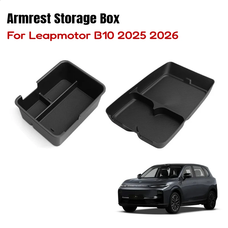 

Для Leapmotor B10 2025: Органайзер-контейнер для центральной консоли и подлокотника, аксессуары для модификации интерьера автомобиля