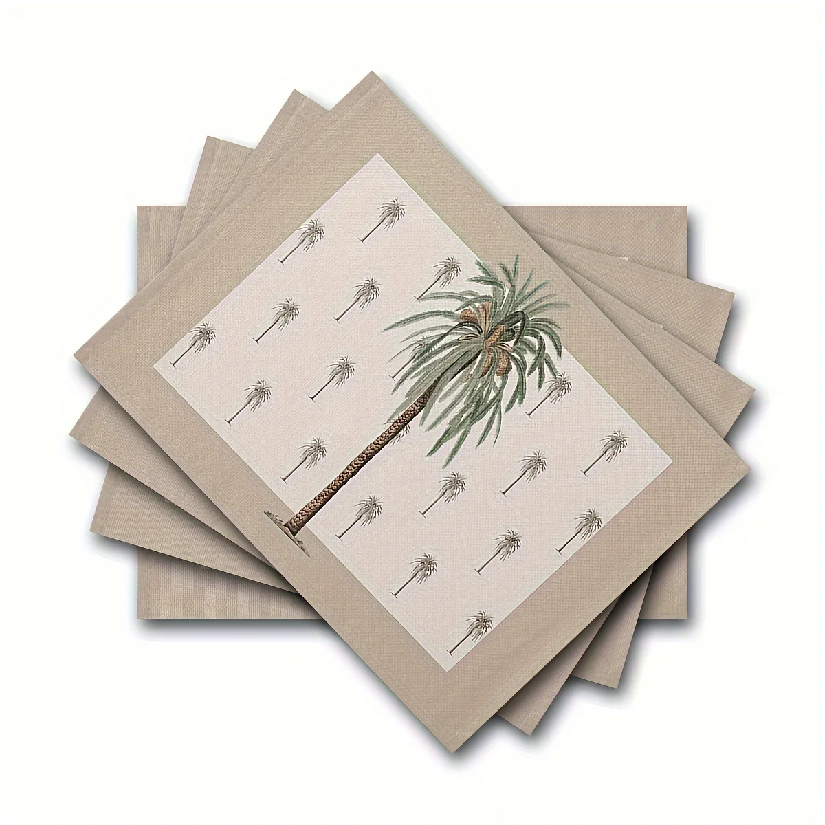4Pcs Palm Tree Patt…