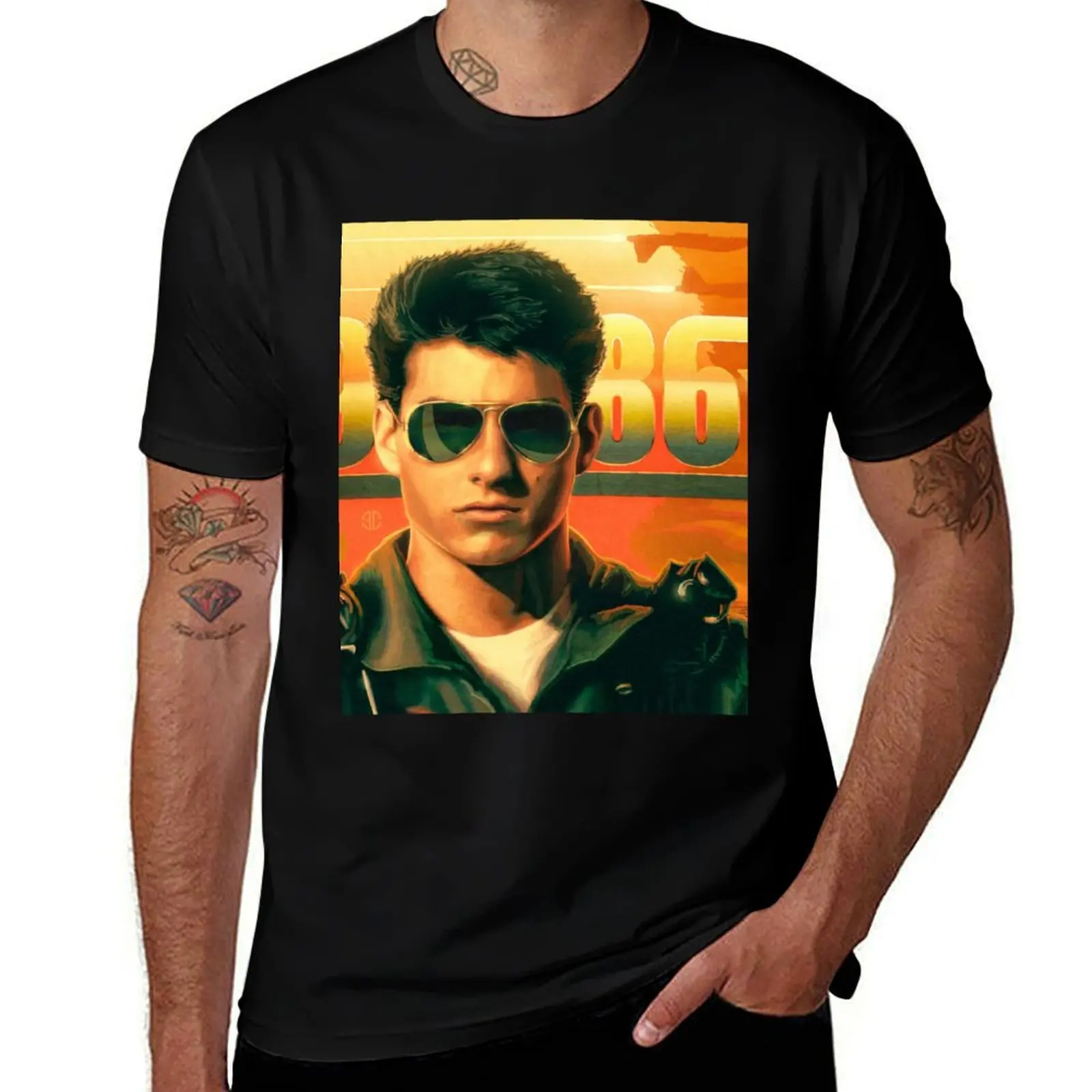 

shirt men man cotton Cruise casual for 100% Art t - cotton men shirts Tom T-Shirt 100% t t shirts