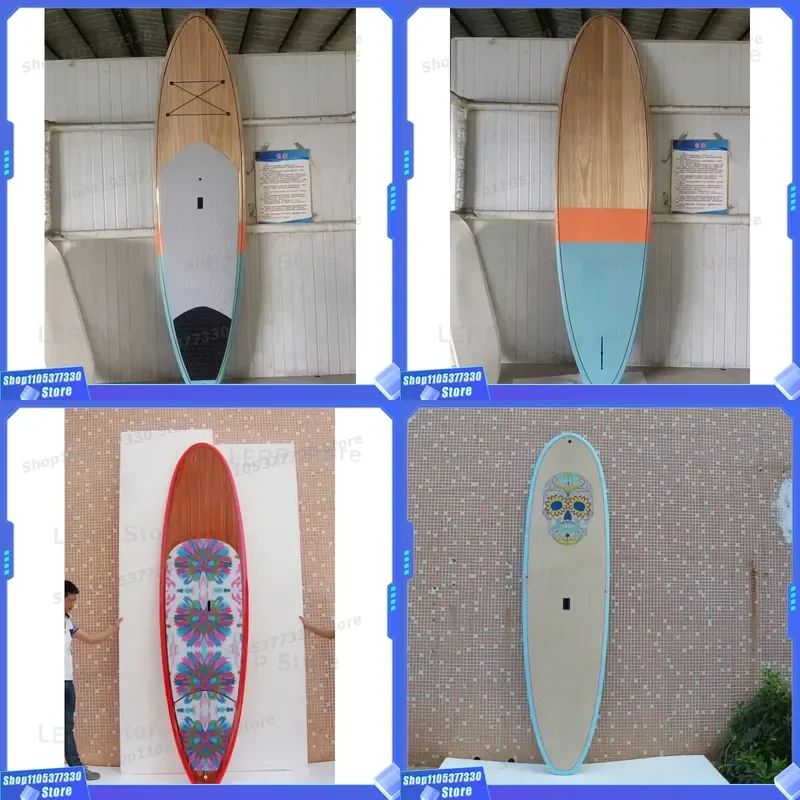 Customized Epoxy SUP Stand-Up Paddle Board Hot Sale for Ocean Waters Fiberglass Construction Stand-Up Paddleboarding
