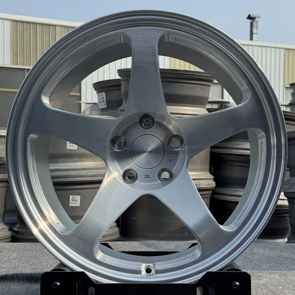 Custom Brushed Forged Monoblock Racing Car Wheel Rims 18 19 20 21 22 23 24 Inch 5x114.3 5x112 Alloy Car Wheels for Car Upgrade