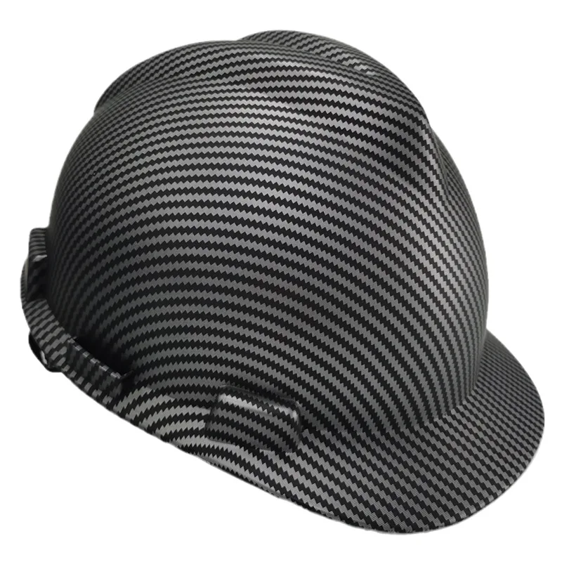 

Carbon Fiber Color Work Safety Helmet with Vents ABS Industrial Head Protection Construction Hard Hat CE EN397 Standard