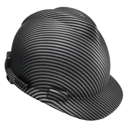 Carbon Fiber Color Work Safety Helmet with Vents ABS Industrial Head Protection Construction Hard Hat CE EN397 Standard