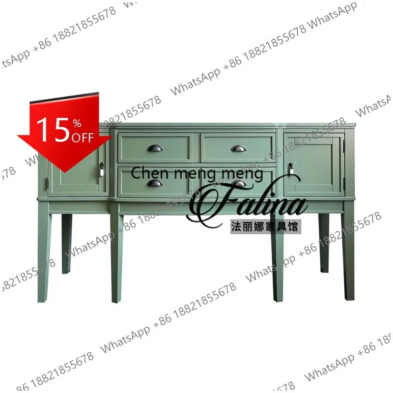 

M85 French light luxury door cabinet American high-end decorative cabinet against the wall side cabinet