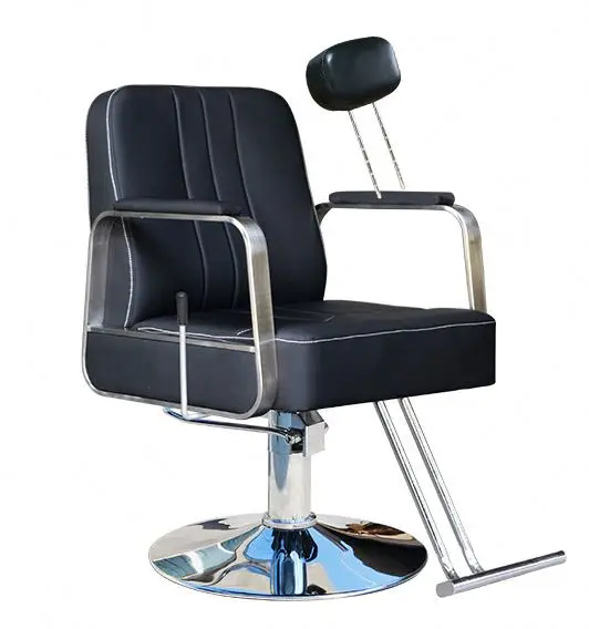 Commercial Furniture Sales Shop Hair Salon Barber Chair Design Hot Selling Top Glass New Comfortable Height Adjustable